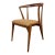 Mid-Century Modern Walnut Chair by Bertha Schaeffer for M. Singer & Sons For Sale