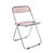 Acrylic Glass Pink and Chrome Plia Chairs by Piretti for Castelli, Italy, 1970s, Set of 4 For Sale - Image 12 of 18
