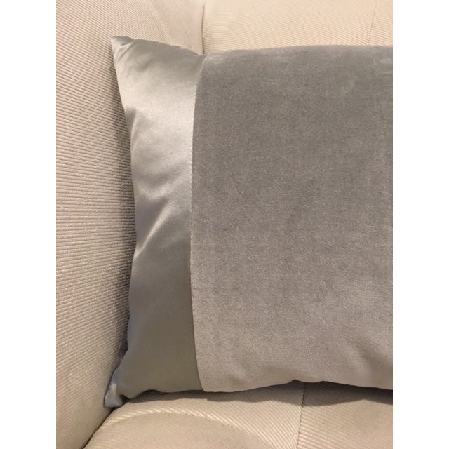 West Elm Silk & Velvet Down Pillow Chairish