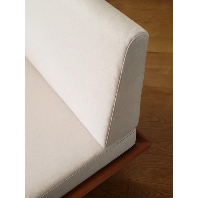 Brown Danish Teak Daybed by Peter Hvidt and Orla Mølgaard-Nielsen for France & Søn / France & Daverkosen, 1950s For Sale - Image 8 of 18