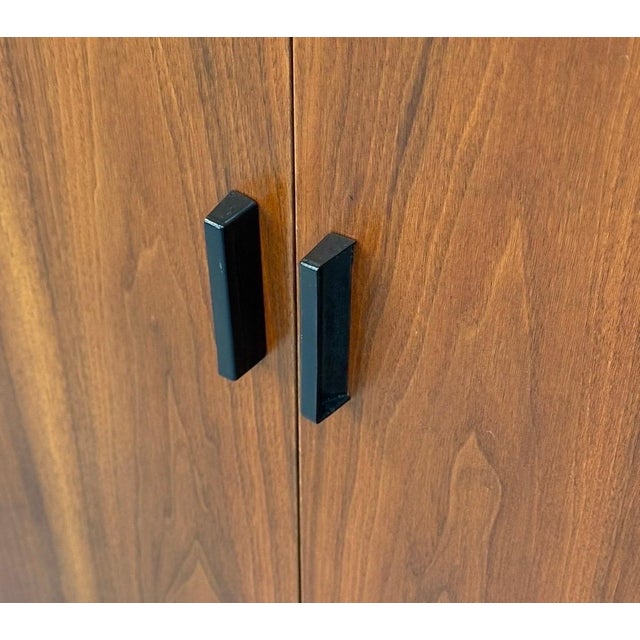 Mid-Century Modern Walnut Storage Cabinets - Set of 2 For Sale - Image 9 of 9