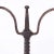 Metal Pair of Antique French Iron Candle Sticks For Sale - Image 7 of 8