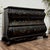 Vintage-Style Chinoiserie Black Bombe Chest | Hand-Painted Accent Dresser For Sale - Image 4 of 12