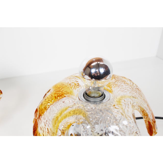 Murano Glass Table Lamps by La Murrina, 1970s, Set of 2 For Sale - Image 4 of 10