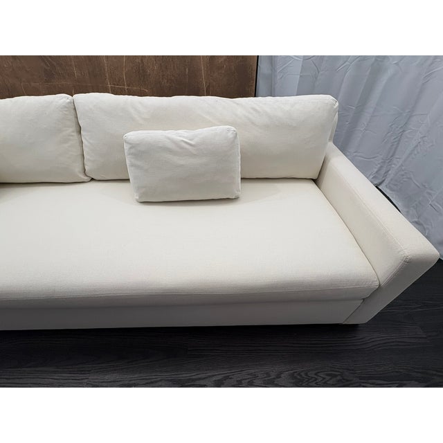 Rh Restoration Hardware Belgian Track Arm Bench-Cushion Sofa For Sale - Image 17 of 18