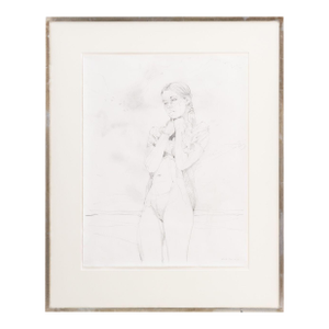Martin Eder "Nach Hause" Graphite on Paper
