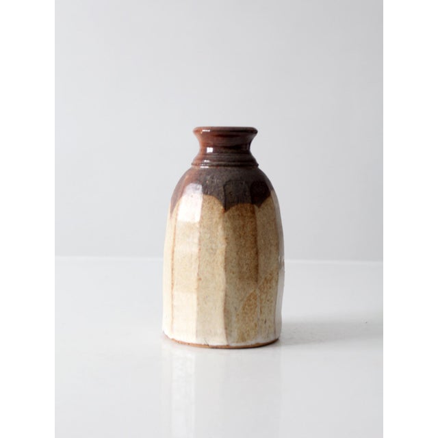 Vintage Handmade Studio Pottery Vase For Sale - Image 6 of 12