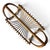 Mid 20th Century Franco Albini Style Mid 20th Century Bentwood Bamboo & Rattan Magazine Rack For Sale - Image 5 of 11