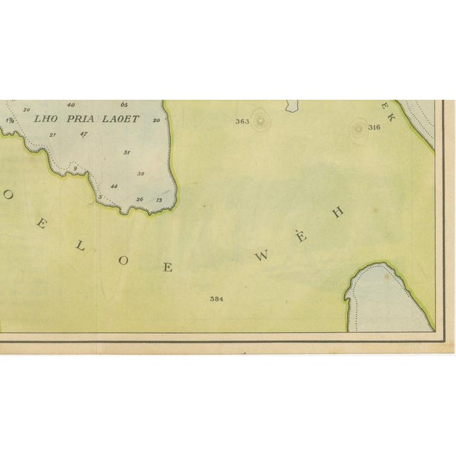 Map of Sumatra, Indonesia, 1910s For Sale - Image 4 of 9