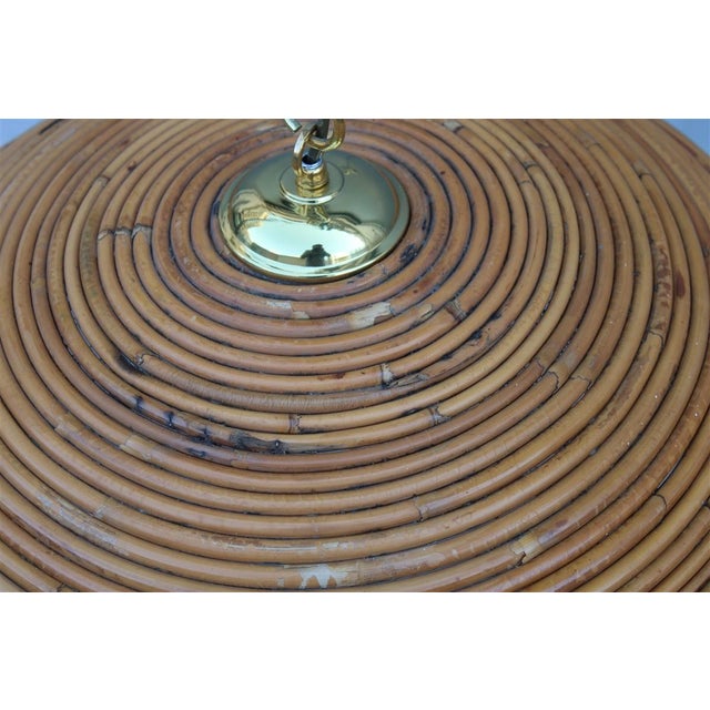 Wood Round Marrow Pendants, Italy, 1970s, Set of 2 For Sale - Image 7 of 16
