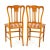 Set of Antique Bedroom Chairs in Satinwood, 1890 For Sale - Image 6 of 8