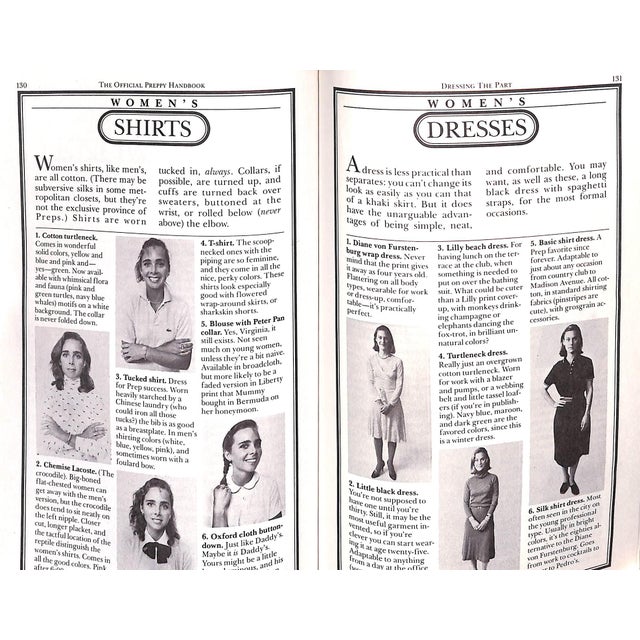 "The Official Preppy Handbook" 1980 Birnbach, Lisa (Inscribed) For Sale - Image 10 of 15