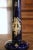 French 19th Century French Cobalt Blue and Gilt Porcelain Neoclassical Vase For Sale - Image 3 of 9