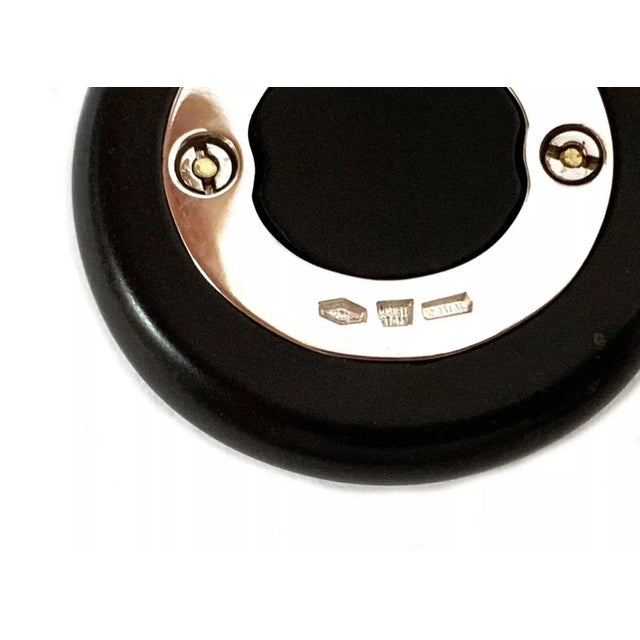 Late 20th Century Bvlgari Enigma Diamond Coral Jet 18k Gold Lips Pendant Velvet Necklace For Sale - Image 5 of 7