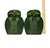 Glass Blenko Glass Owl Bookends Pair Green Emerald Joel Myers 7” Vintage MCM 1960s M4. For Sale - Image 7 of 7