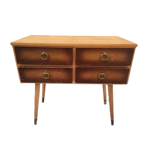 Wooden Chest of Drawers, 1950s