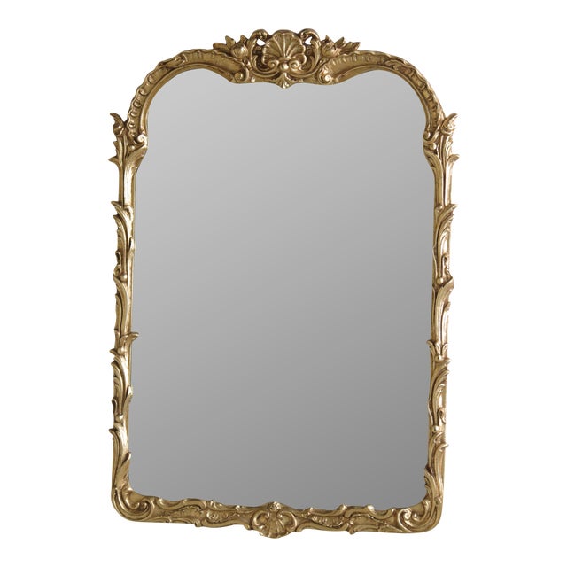Friedman Brothers 6086 Gold Framed Beveled Mirror Chairish