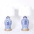 Ceramic Pair of Blue and White Porcelain Happiness Jar Table Lamps For Sale - Image 7 of 7