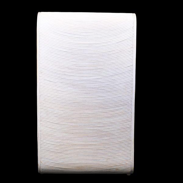 Channel 1970s Italian glamour with this blonde Crespi-style chest. Its sculptural waterfall silhouette is wrapped in pale...