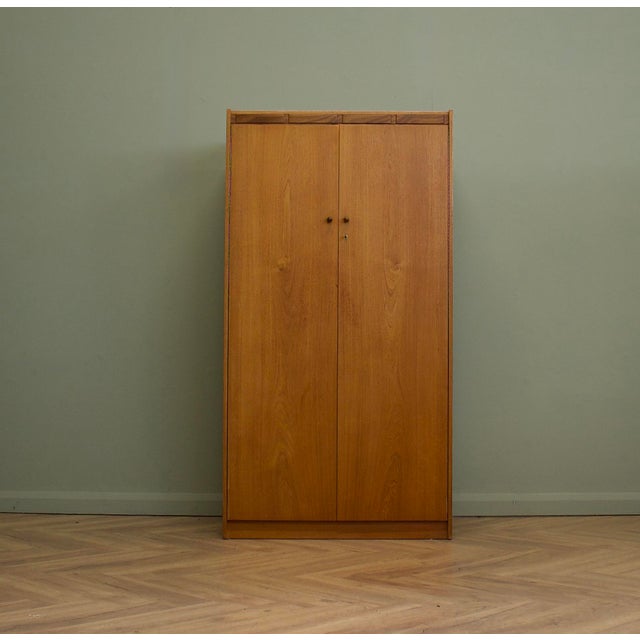 Mid-Century Teak Wardrobe, 1960s For Sale - Image 13 of 13