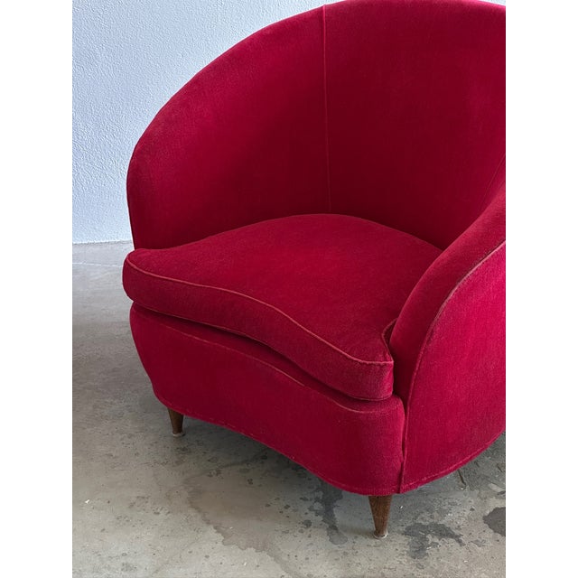 Armchairs: Width 85cm, height 76cm, depth 80cm Sofa: Width 133cm, height 80cm, depth 77cm.