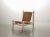 White Oak Low Seat Lounge Chair in Sisal Rope with Footstool in the Style of Charlotte Perriand, 1960s For Sale - Image 11 of 16