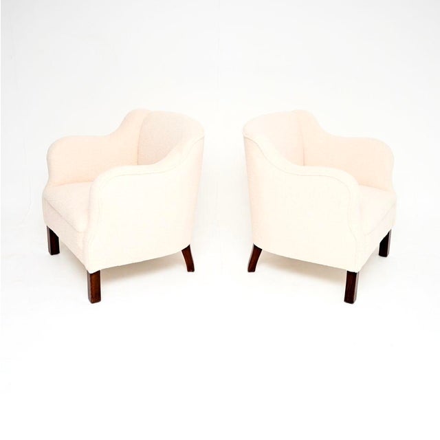 Mid-Century Modern Vintage Danish Cabinetmaker Armchairs, 1950s, Set of 2, Set of 2 For Sale - Image 3 of 7