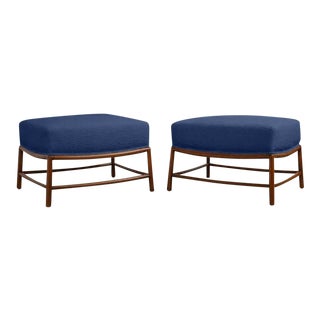 Modern Medellin" Mid-Century Style" Ottomans - a Pair For Sale