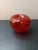 1980s Murano Made in Italy Red Art Glass Apple Paperweight For Sale - Image 9 of 9