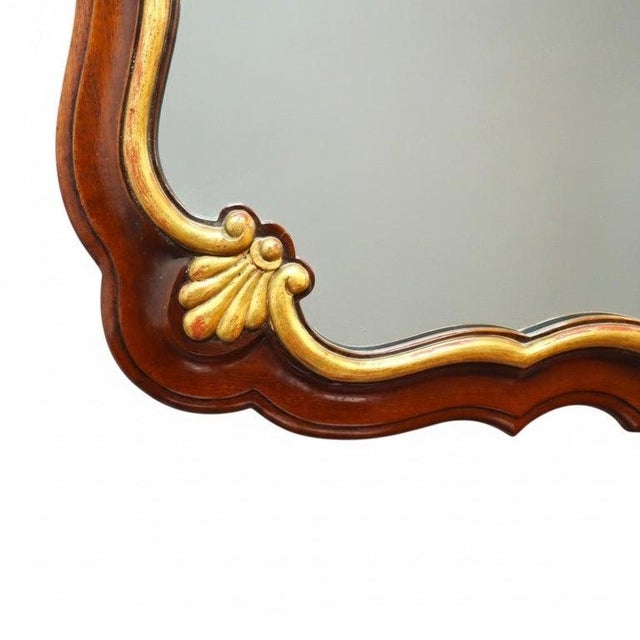 John Widdicomb English John Widdicomb Regency Style 8-Drawer Sideboard & Mirror C1950 For Sale - Image 4 of 13