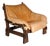 Vintage Lounge Chairs in Leather and Oak from Maison Regain, France, 1960s, Set of 2 For Sale