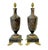 French Neoclassical Patinated Bronze and Marble Urn Vases, a Pair For Sale - Image 4 of 16