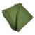 Vintage Green Cotton Table Linens, Napkins - Set of Eight For Sale