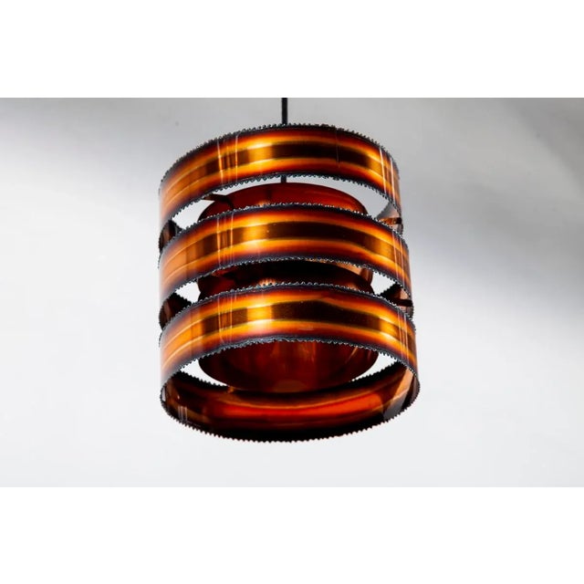 Brutalist Pendant Light by Svend Aage Holm Sørensen for Holm Sørensen & Co, 1960s For Sale - Image 6 of 8