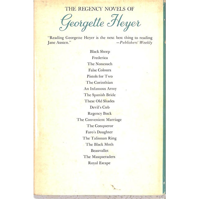 "Powder and Patch: A Comedy of Manners" 1968 Heyer, Georgette For Sale - Image 4 of 6