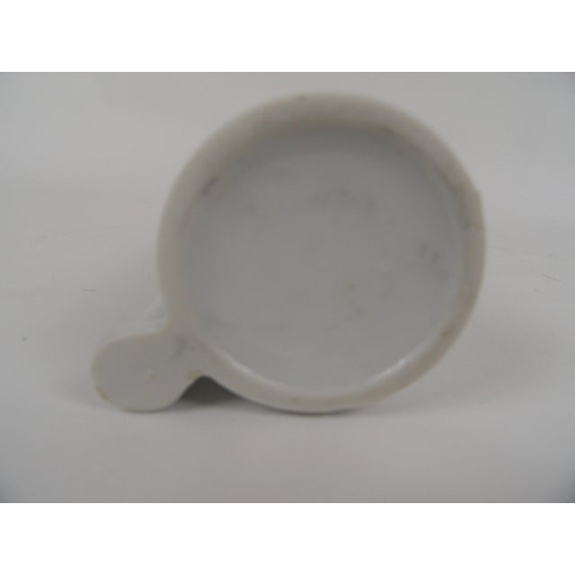 Late 20th Century 20th Century Chinese White Porcelain Bamboo Motif Brush Pot For Sale - Image 5 of 7