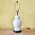 Vintage White Ceramic Chinoiserie Temple Jar Table Lamp With Black Base For Sale In Washington DC - Image 6 of 18