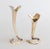 Mid-Century Modern Mid-Century Polished Brass Calla Lily Candlesticks Candle Holders - A Pair For Sale - Image 3 of 8
