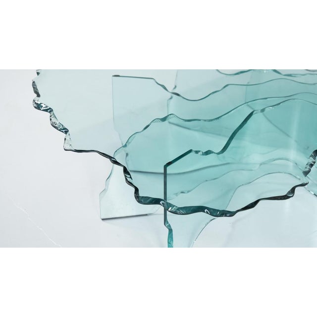 Glass Shell Coffee Table by Danny Lane for Fiam, 1980s For Sale - Image 11 of 13