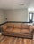 94" Custom Camel Microfiber Down-Filled Cloud Sofas in the Style of Milo Baughman - Pair For Sale In Austin - Image 6 of 12