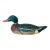 Folk Art Rustic Hand Painted Mallard Duck Decoy For Sale