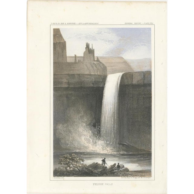 Stunning View of Palouse Falls – Scenic Cascade in Washington This breathtaking lithograph captures the awe-inspiring...