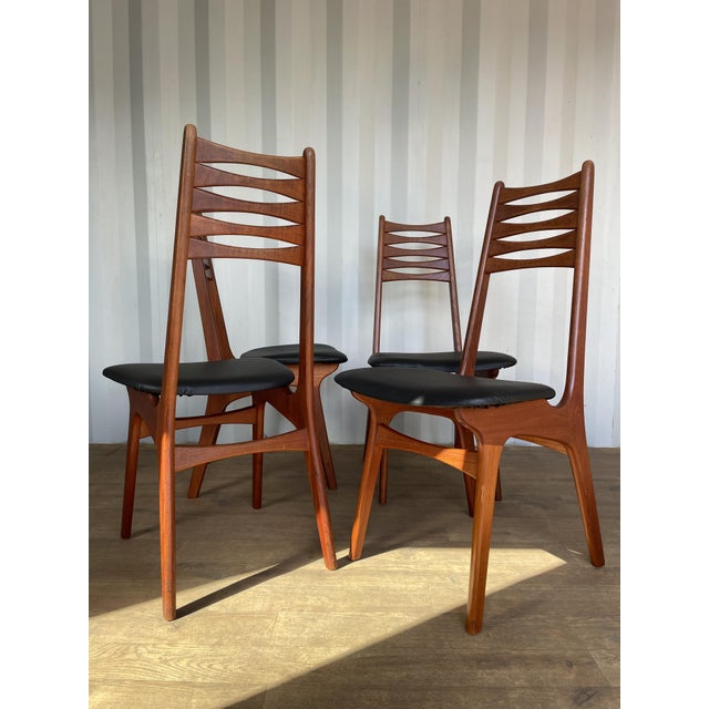 Model 83 Dining Chairs from Boltinge Stolefabrik, Denmark, 1960s, Set of 4 For Sale - Image 12 of 13