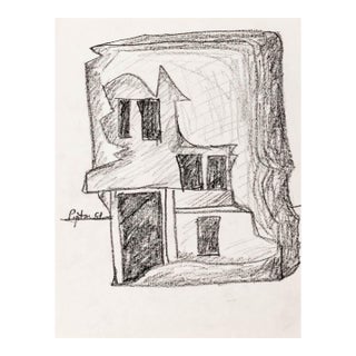 Seymour Lipton Sculpture Study Sketch, 1981 For Sale