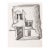 Seymour Lipton Sculpture Study Sketch, 1981 For Sale