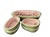 Ceramic Vintage Mid-Century Modern Watermelon Ceramic Hand-Painted Trompe L’Oeil Fruit Bowls – 5-Piece For Sale - Image 7 of 11