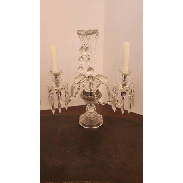 1990s Pair of 1990s Murano Candelabra Lamps For Sale - Image 5 of 7