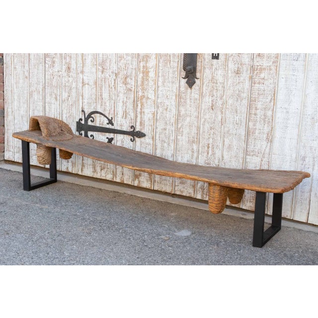 Primitive 18th Century Single Board African Table For Sale - Image 4 of 9