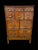 Rare 10 Drawer Antique Yawman and Erbe Mfg. Co. Oak Filing Cabinet With Brass Fittings C. 1900-1910 For Sale - Image 4 of 18