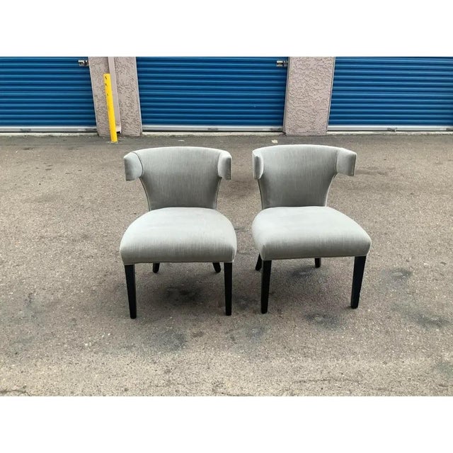 Mid-Century Modern Pair of Vintage Klismos Side Chairs - Pair For Sale - Image 3 of 6